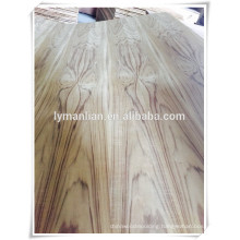 3.2mm burma teak fancy plywood/ flower cut teak veneer plywood/ash veneer plywood